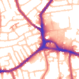 Daytime road noise heatmap for SE26 4AZ