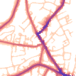 Daytime road noise heatmap for SE26 4BE