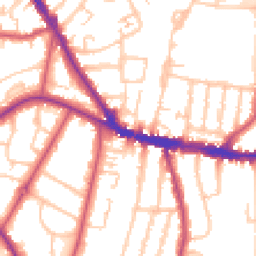 Daytime road noise heatmap for SE26 4BF