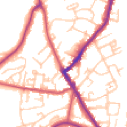 Daytime road noise heatmap for SE26 4BL
