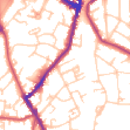 Daytime road noise heatmap for SE26 4DA
