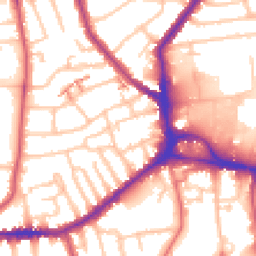 Daytime road noise heatmap for SE26 4DE