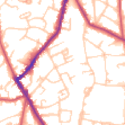 Daytime road noise heatmap for SE26 4DP