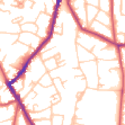 Daytime road noise heatmap for SE26 4DR