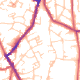 Daytime road noise heatmap for SE26 4DS
