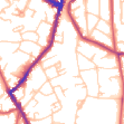 Daytime road noise heatmap for SE26 4DT