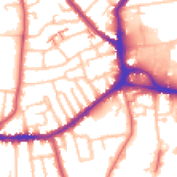 Daytime road noise heatmap for SE26 4HD