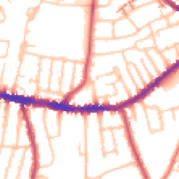 Daytime road noise heatmap for SE26 4JH