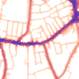 Daytime road noise heatmap for SE26 4JY
