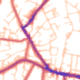 Daytime road noise heatmap for SE26 4LT