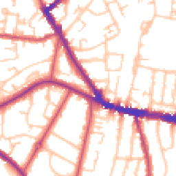 Daytime road noise heatmap for SE26 4NL