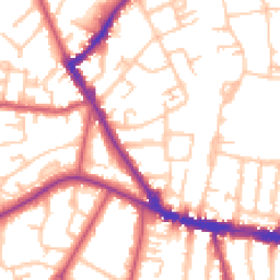 Daytime road noise heatmap for SE26 4QG