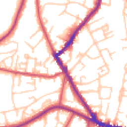 Daytime road noise heatmap for SE26 4QJ