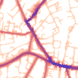 Daytime road noise heatmap for SE26 4QT