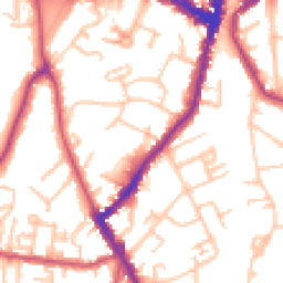 Daytime road noise heatmap for SE26 4RE