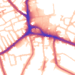 Daytime road noise heatmap for SE26 5AF