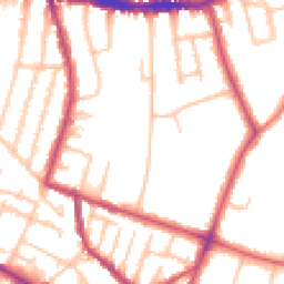 Daytime road noise heatmap for SE26 5DT