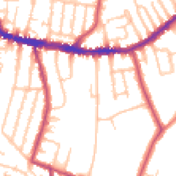 Daytime road noise heatmap for SE26 5DX