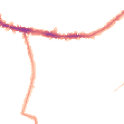 Night-time road noise heatmap for SE26 5DX