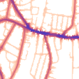Daytime road noise heatmap for SE26 5EQ