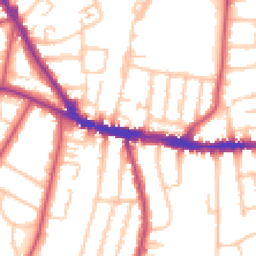 Daytime road noise heatmap for SE26 5EX