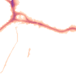 Night-time road noise heatmap for SE26 5FB