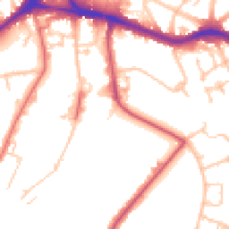 Daytime road noise heatmap for SE26 5FP