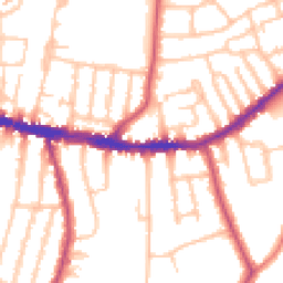 Daytime road noise heatmap for SE26 5HB