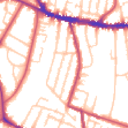 Daytime road noise heatmap for SE26 5JD