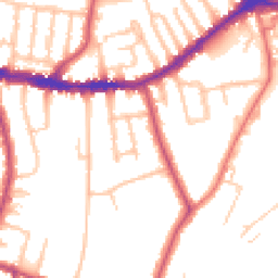 Daytime road noise heatmap for SE26 5LD
