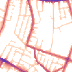 Daytime road noise heatmap for SE26 5NJ