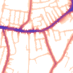 Daytime road noise heatmap for SE26 5RJ