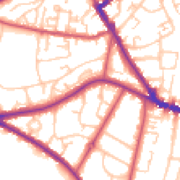 Daytime road noise heatmap for SE26 6BQ