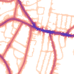 Daytime road noise heatmap for SE26 6DL