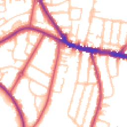 Daytime road noise heatmap for SE26 6DR