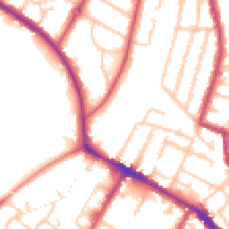 Daytime road noise heatmap for SE26 6FB