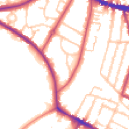 Daytime road noise heatmap for SE26 6HG