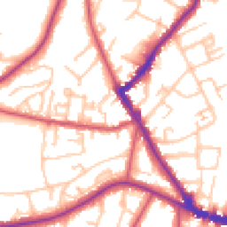 Daytime road noise heatmap for SE26 6JA