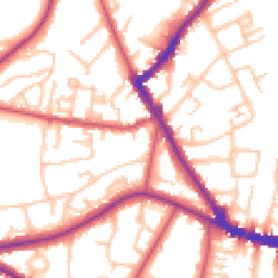 Daytime road noise heatmap for SE26 6JF