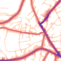 Daytime road noise heatmap for SE26 6JP