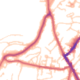 Daytime road noise heatmap for SE26 6LS
