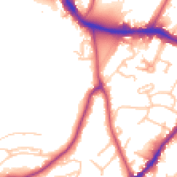 Daytime road noise heatmap for SE26 6LW
