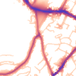 Daytime road noise heatmap for SE26 6LX