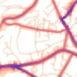 Daytime road noise heatmap for SE26 6QW