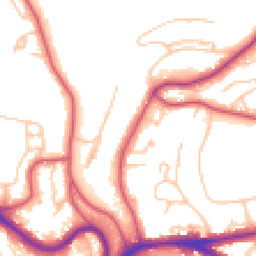 Daytime road noise heatmap for SE26 6SS