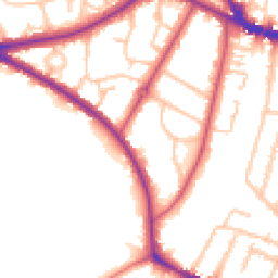 Daytime road noise heatmap for SE26 6UX