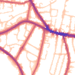 Daytime road noise heatmap for SE26 6XL