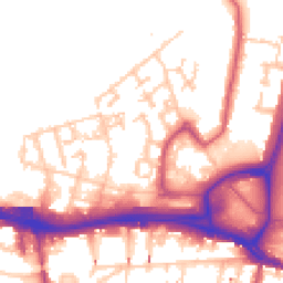 Daytime road noise heatmap for SE28 0AL
