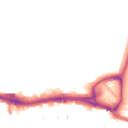 Night-time road noise heatmap for SE28 0AL