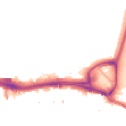 Night-time road noise heatmap for SE28 0AN
